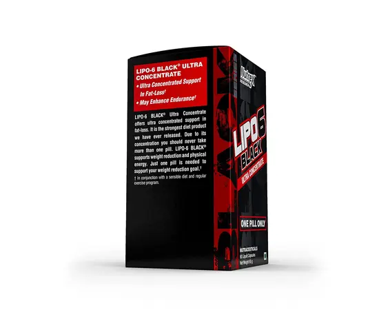 Nutrex Lipo-6 Black Ultra Concentrate 60 caps, image , зображення 5