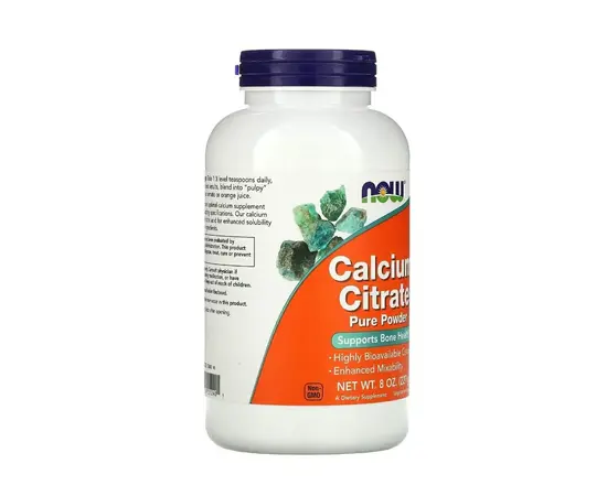 NOW Calcium Citrate 227 g, NOW Calcium Citrate 227 g , изображение 6 в интернет магазине Mega Mass