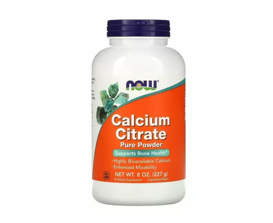 NOW Calcium Citrate 227 g, image 