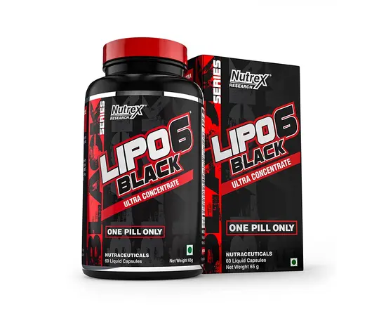 Nutrex Lipo-6 Black Ultra Concentrate 60 caps, image , зображення 2