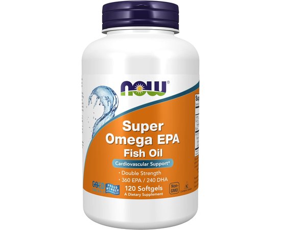 NOW Super Omega EPA 120 Softgels, NOW Super Omega EPA 120 Softgels  в интернет магазине Mega Mass