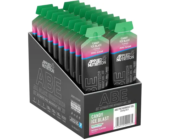 Applied Nutrition ABE Pre - Workout Gel 60 g, Фасовка: 60 g, Вкусы: Candy Ice Blast / Конфетный Ледяной Взрыв, Applied Nutrition ABE Pre - Workout Gel 60 g, Фасовка: 60 g, Вкусы: Candy Ice Blast / Конфетный Ледяной Взрыв , изображение 2 в интернет магазине Mega Mass