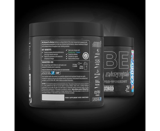 Applied Nutrition ABE - All Black Everything 315 g, Фасовка: 315 g, Смак: Candy Ice Blast / Цукерковий Морозний Вибух, image , зображення 3