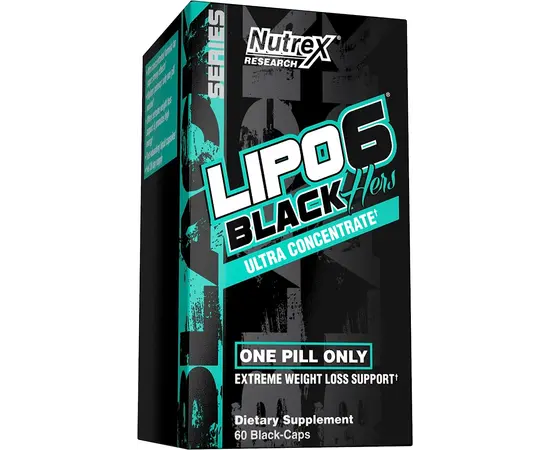 Nutrex Lipo-6 Black Hers Ultra Concentrate 60 caps, image 