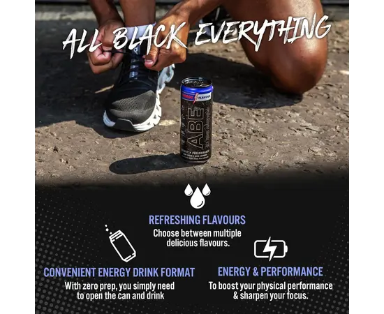 Applied Nutrition ABE - All Black Everything 330 ml, Фасування: 330 ml, Смак: Fruit Candy / Фруктова Цукерка, image , зображення 5