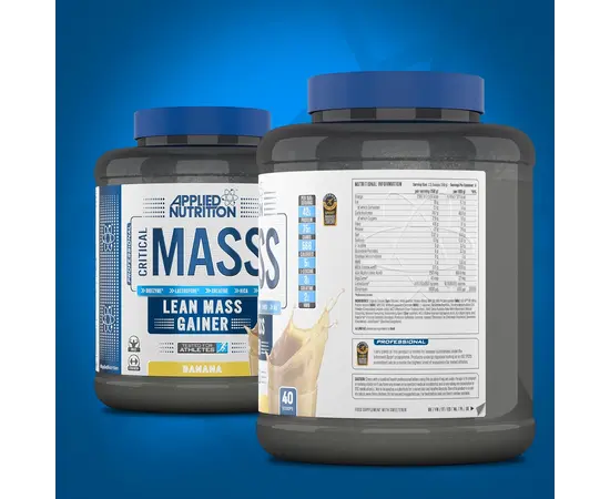 Applied Nutrition Critical Mass Professional 2400 g, Фасування: 2400 g, Смак: Banana / Банан, image , зображення 2