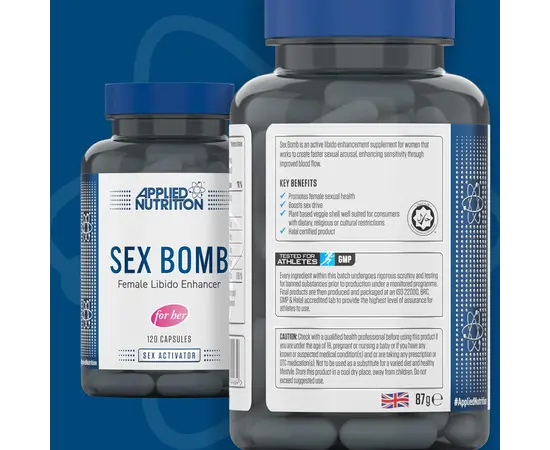 Applied Nutrition Sex Bomb Female Libido Enhancer (For Her) 120 caps, Applied Nutrition Sex Bomb Female Libido Enhancer (For Her) 120 caps , изображение 3 в интернет магазине Mega Mass