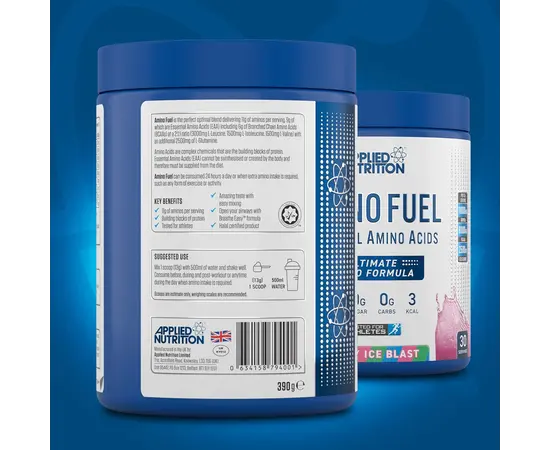 Applied Nutrition Amino Fuel 390 g, Фасування: 390 g, Смак: Candy Ice Blast / Цукерковий Морозний Вибух, image , зображення 3