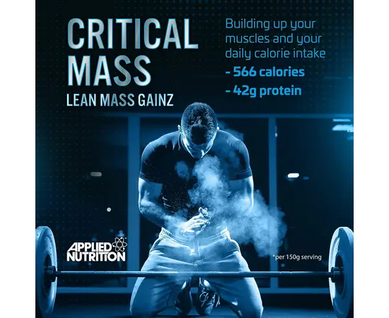 Applied Nutrition Critical Mass Professional 2400 g, Фасовка: 2400 g, Вкусы:  Strawberry / Клубника, Applied Nutrition Critical Mass Professional 2400 g, Фасовка: 2400 g, Вкусы:  Strawberry / Клубника , изображение 4 в интернет магазине Mega Mass