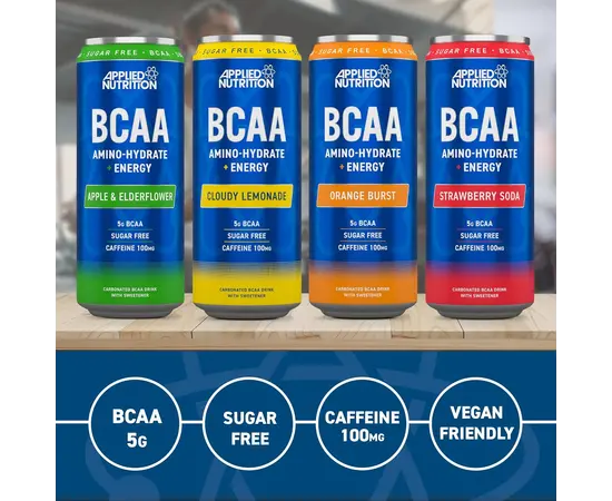 Applied Nutrition BCAA Amino-Hydrate + Energy 330 ml, Фасовка: 330 ml, Вкусы: Orange Burst / Апельсиновый Взрыв, Applied Nutrition BCAA Amino-Hydrate + Energy 330 ml, Фасовка: 330 ml, Вкусы: Orange Burst / Апельсиновый Взрыв , изображение 6 в интернет магазине Mega Mass