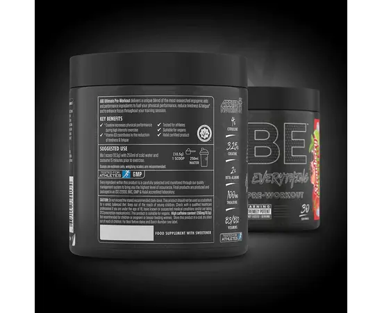 Applied Nutrition ABE - All Black Everything 375 g, Фасовка: 375 g, Вкусы: Strawberry Mojito / Клубника Мохито, Applied Nutrition ABE - All Black Everything 375 g, Фасовка: 375 g, Вкусы: Strawberry Mojito / Клубника Мохито , изображение 3 в интернет магазине Mega Mass