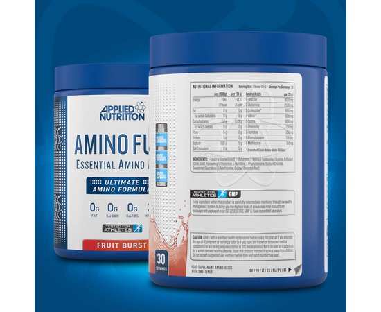 Applied Nutrition Amino Fuel 390 g, Фасовка: 390 g, Смак: Fruit Burst / Фруктовий Вибух, image , зображення 2