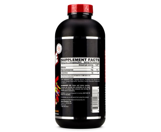 Nutrex Liquid Carnitine 3000 480 ml, Смак: Cherry Lime / Вишня Лайм, image , зображення 2