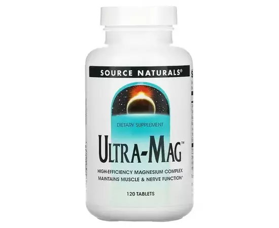 Ultra Mag Source Naturals 120 tabs, Ultra Mag Source Naturals 120 tabs  в интернет магазине Mega Mass