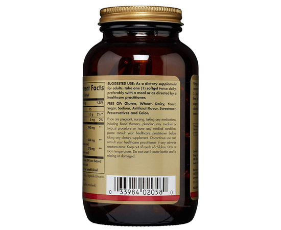 Solgar Omega 3 950 mg 100 softgels, image , зображення 3