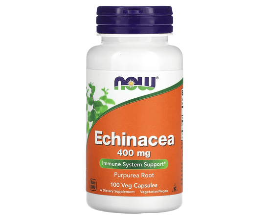 NOW Echinacea 400 mg 100 caps, image 