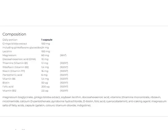 Activlab Biloba Extra 60 caps, image , зображення 2