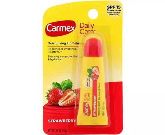 Carmex Lip Balm 10 g Strawberry, Carmex Lip Balm 10 g Strawberry  в интернет магазине Mega Mass
