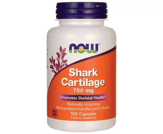 NOW Shark Cartilage 100 Capsules, image 