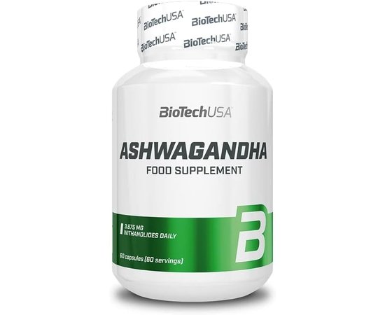 BioTech Ashwagandha 60 caps, BioTech Ashwagandha 60 caps  в интернет магазине Mega Mass