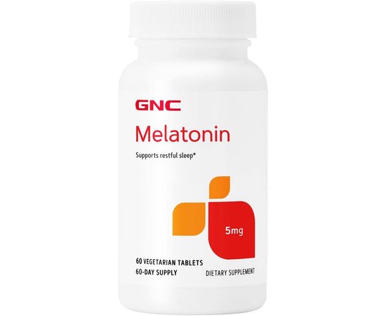 GNC Melatonin 5 mg 60 tabs, image 