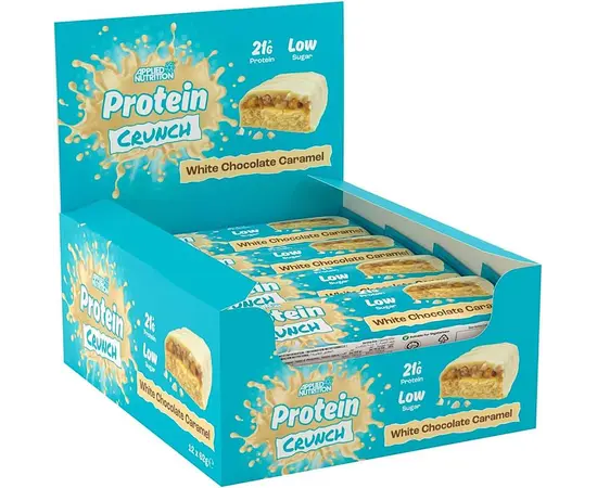 Applied Nutrition Protein Crunch 62 g, Фасування: 62 g, Смак: White Chocolate Caramel / Белий Шоколад Карамель, image , зображення 2