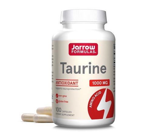 Jarrow Taurine 1000 mg 100 caps, Jarrow Taurine 1000 mg 100 caps  в интернет магазине Mega Mass
