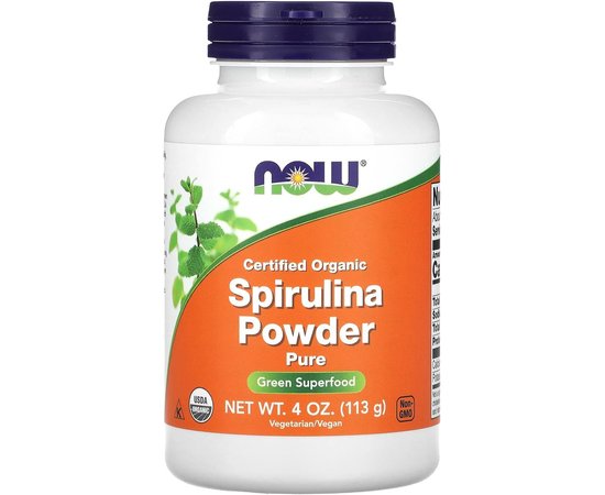 NOW Spirulina Powder 113 g, image 
