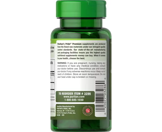 Puritan's Pride Spirulina 500 mg 100 tabs, image , зображення 3