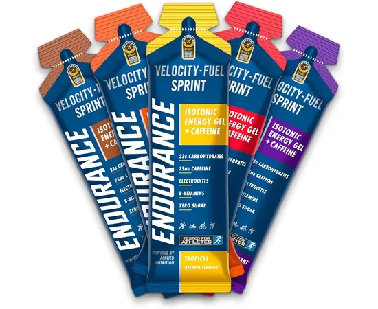 Applied Nutrition Gel Endurance Velocity - Fuel Sprint 60 g, Фасування: 60 g, Смак: Tropical / Тропічний, image , зображення 5