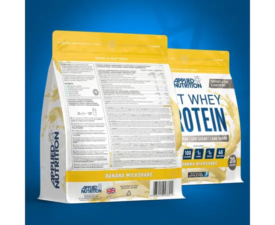 Applied Nutrition Diet Whey Protein 1000 g, Фасування: 1000 g, Смак: Banana Milkshake / Банановий Мілкшейк, image , зображення 3