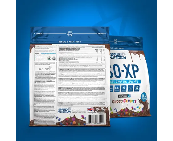 Applied Nutrition ISO - XP 1000 g, Фасування: 1000 g, Смак: Choco Candies / Шоколадні Цукерки, image , зображення 2