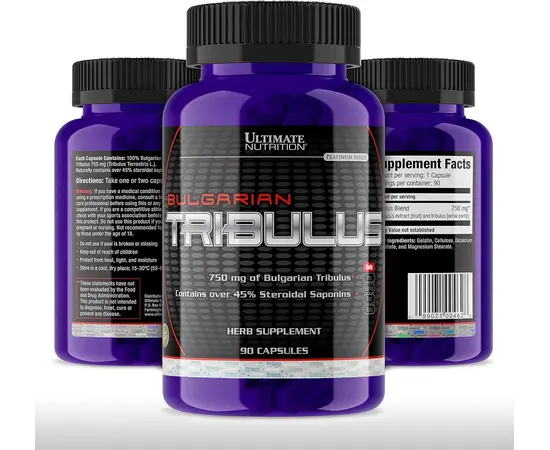 Ultimate Nutrition Tribulus 90 caps, image , зображення 5