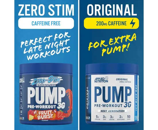 Applied Nutrition Pump Pre - Workout 3G Original 375 g, Фасовка: 375 g, Вкусы: Fruit Burst / Фруктовый Взрыв, Applied Nutrition Pump Pre - Workout 3G Original 375 g, Фасовка: 375 g, Вкусы: Fruit Burst / Фруктовый Взрыв , изображение 7 в интернет магазине Mega Mass