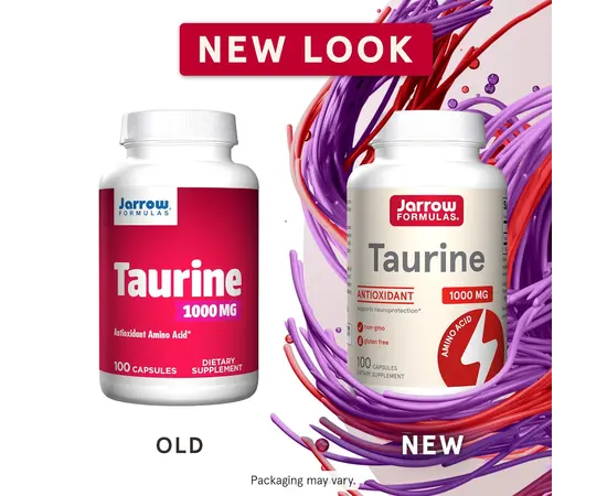 Jarrow Taurine 1000 mg 100 caps, Jarrow Taurine 1000 mg 100 caps , изображение 4 в интернет магазине Mega Mass