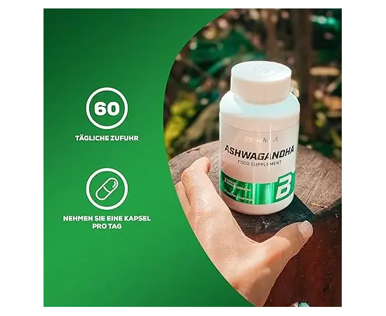 BioTech Ashwagandha 60 caps, BioTech Ashwagandha 60 caps , изображение 5 в интернет магазине Mega Mass