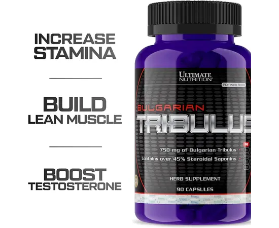 Ultimate Nutrition Tribulus 90 caps, image , зображення 4