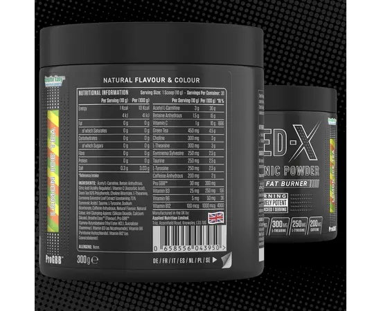 Applied Nutrition Shred - X Extreme Thermogenic 300 g, Фасовка: 300 g, Вкусы: Lemon Ice Tea / Лимонный Чай со Льдом, Applied Nutrition Shred - X Extreme Thermogenic 300 g, Фасовка: 300 g, Вкусы: Lemon Ice Tea / Лимонный Чай со Льдом , изображение 5 в интернет магазине Mega Mass
