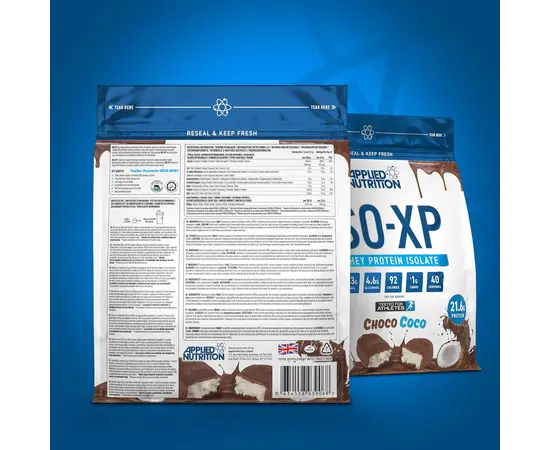 Applied Nutrition ISO - XP 1000 g, Фасування: 1000 g, Смак: Choco Coco / Шоколад Кокос, image , зображення 2
