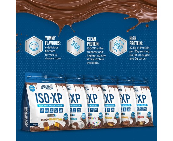 Applied Nutrition ISO - XP 1000 g, Фасовка: 1000 g, Смак: Choco Bueno / Шоколад Буено, image , зображення 5