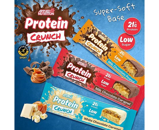 Applied Nutrition Protein Crunch 62 g, Фасовка: 62 g, Смак: Chocolate Caramel / Шоколад Карамель, image , зображення 3