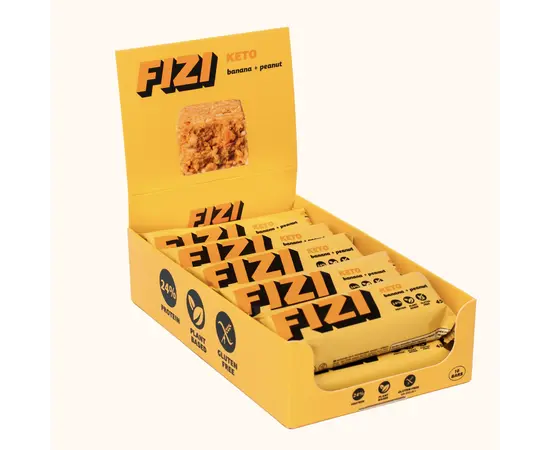 Fizi Keto 45 g Banana Peanut, Fizi Keto 45 g Banana Peanut , изображение 3 в интернет магазине Mega Mass