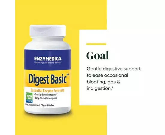 Enzymedica Digest Basic 30 caps, image , зображення 5