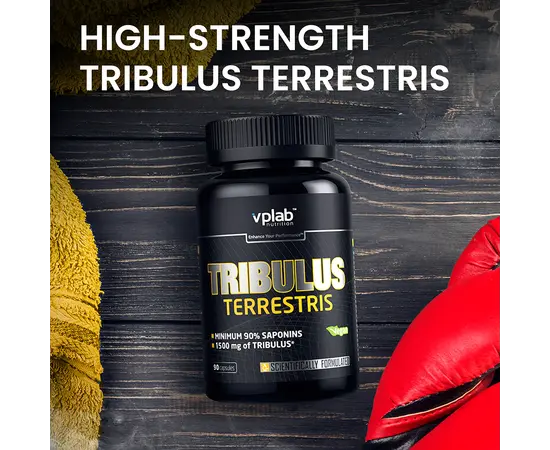 VPlab Tribulus Terrestris 90 caps, image , зображення 6