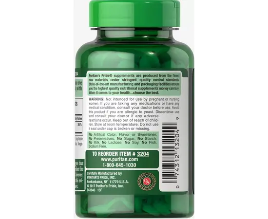 Puritan's Pride Selenium 200 mcg 250 tabs, image , зображення 3