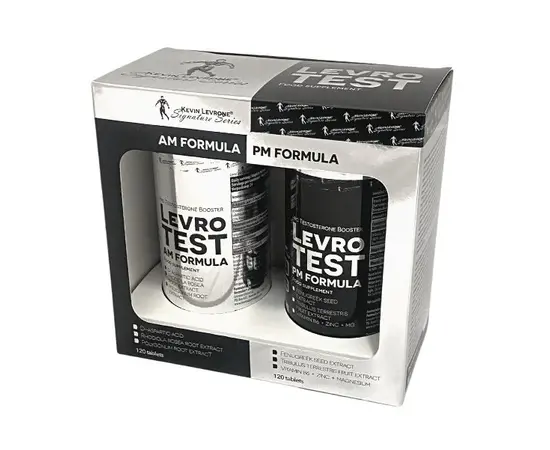 Kevin Levrone Levro Test AM PM Formula 240 Tabs (2x120), image , зображення 2