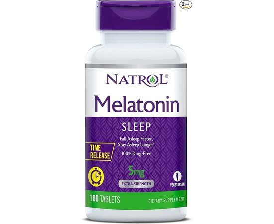 Natrol Melatonin 5 mg 100 tabs, Natrol Melatonin 5 mg 100 tabs  в интернет магазине Mega Mass