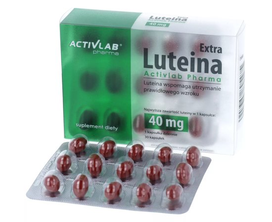 ActivLab Lutein 40 mg 30 caps, image , зображення 3