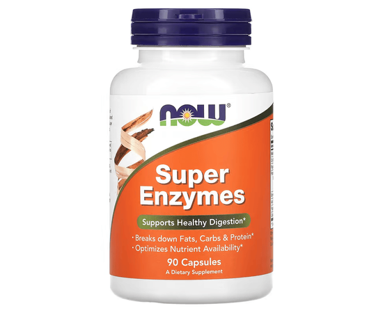 NOW  Super Enzymes 90 caps, image 