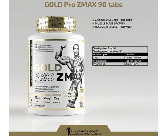 Kevin Levrone Gold Pro ZMAX 90 tabs, image , зображення 2